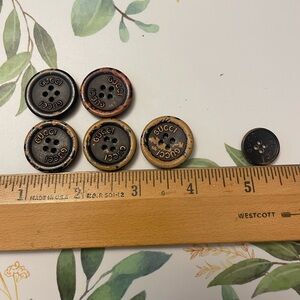 Gucci buttons, authentic, vintage